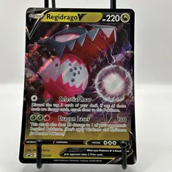 Regidrago V SWSH Black Star Promos Promo Pokemon Playing Card Collectible - Image 1