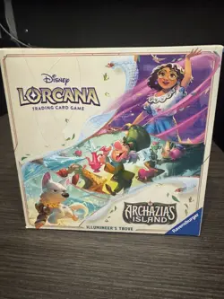 Lorcana Stitch, Rapunzel, and Donald Epcot Cards with Achazia's Island Trove - Image 2