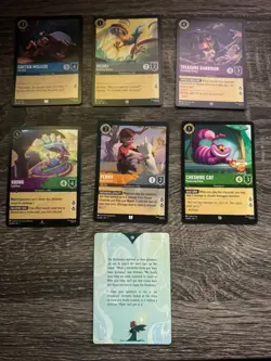 Lorcana Stitch, Rapunzel, and Donald Epcot Cards with Achazia's Island Trove - Image 4