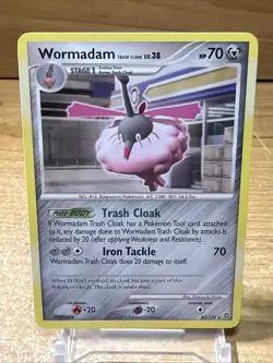 Wormadam Non Holo Rare 43/132 Diamond & Pearl Secret Wonders Pokemon Card LP - Image 1