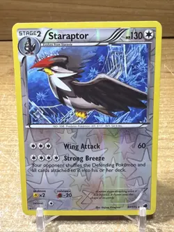 Staraptor 97/116 Reverse Holo Plasma Freeze Pokemon TCG Card MP - Image 1