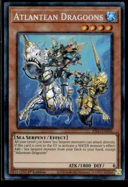 Atlantean Dragoons (PCR) Quarter Century Bonanza RA03-EN006 LP YuGiOh TCG | Buy - Image 1