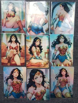 Wonder Woman Spicy Lot (9 Cards) Double Sided - Image 1