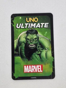 2023 UNO Ultimate Marvel FOIL Cards - Hulk - Hulk Smash - NM - Image 2