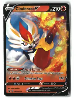 SWSH: Sword & Shield Promo Cards #SWSH015 Cinderace V - Image 1