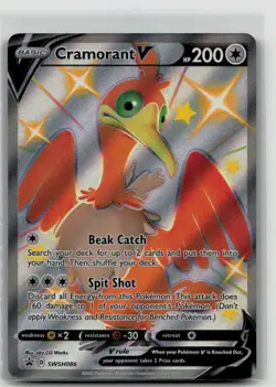 Cramorant V SWSH086 SWSH: Sword & Shield Promo Cards Holofoil - NM - Image 1