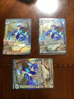 Quaquaval ex 260/193 Sv02: Paldea Evolved Holo Three Cards Mint Great Price - Image 1