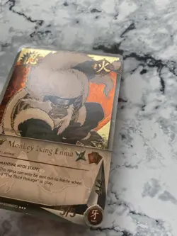 Monkey King Enma N-164 Super Rare Foil Revenge & Rebirth 1st Ed Naruto Card Rare - Image 4