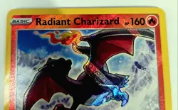 Pokemon Radiant Charizard Holo Ultra Rare Card 20/159 Crown Zenith - Image 2