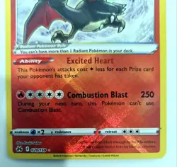 Pokemon Radiant Charizard Holo Ultra Rare Card 20/159 Crown Zenith - Image 3