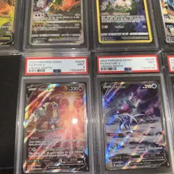 PSA 9 pokemon graded card lot Mew Mewtwo Charizard Bulbasaur Squirtle - Image 5