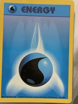 Lapras 1995 Rainbow Holo Original + 2 Energy Water Pokemon Cards Confuse Ray - Image 5