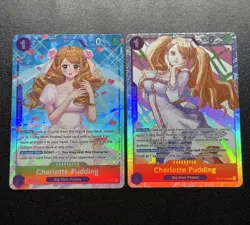 One Piece Charlotte Pudding (Alternate Art) +SR OP11-070 2 CARDS LOT Mint - Image 1