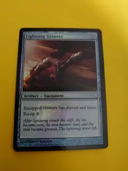 Lightning Greaves FOIL DCI Artifact Equipment MTG Card. Mirrodin. - Image 2