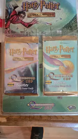 Harry Potter Trading Card Game Quidditch Cup Blister Booster 2 Pack Sealed pack - Image 1