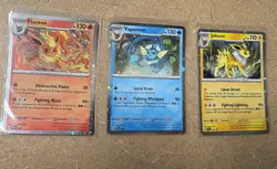 Pokemon Jolteon Flareon Vaporeon SV 167 168 169 Promo Card Set of 3! NM - Image 1