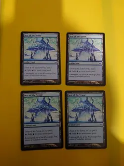 Seat of Synod. Artifact land playset MTG 4 Card. Mirrodin. - Image 1