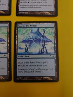 Seat of Synod. Artifact land playset MTG 4 Card. Mirrodin. - Image 2