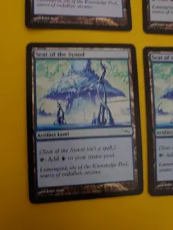 Seat of Synod. Artifact land playset MTG 4 Card. Mirrodin. - Image 4
