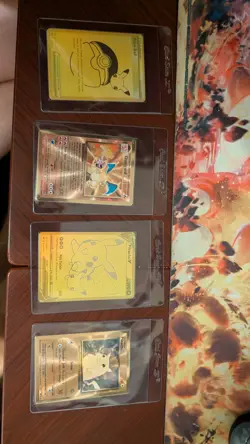 Celebrations UPC CHARIZARD #4 & Pikachu #58 Gold Metal Card Promo Set & More - Image 1