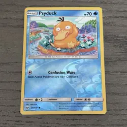 Psyduck Reverse Holo 28/149 Pokemon Rare Sun & Moon Base Set LP - Image 1