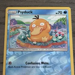 Psyduck Reverse Holo 28/149 Pokemon Rare Sun & Moon Base Set LP - Image 2