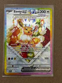 Eevee ex 174 UPC Black Star Promo-SV Prismatic Evolutions Pokemon TCG-Full Art - Image 1