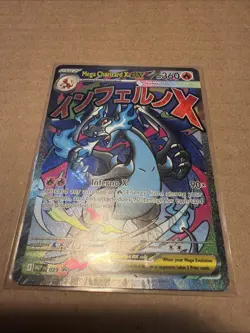 Pokemon Mega Charizard X ex 023 Mega Evolution Promo NM - Image 1