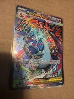 Pokemon Mega Charizard X ex 023 Mega Evolution Promo NM - Image 3