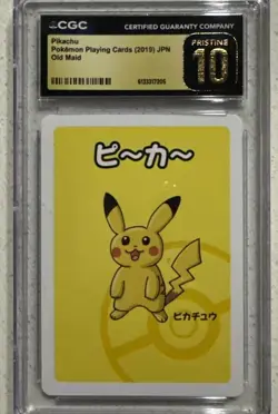 2019 POKEMON JAPANESE OLD MAID PIKACHU PSA 10 GEM MT - Image 1