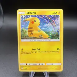 2017 Pikachu 28/73- Cosmos Holo Rare- Shining Legends Pokemon TCG - Image 1