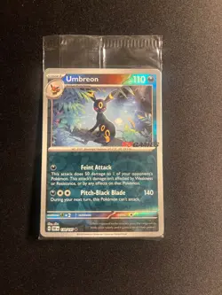 Umbreon EB GAMES Promo 130/197 Pokemon Obsidian Flames SEALED / MINT🐈‍⬛🌑🔥 - Image 1