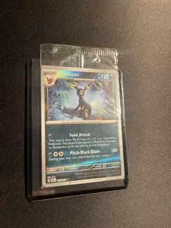 Umbreon EB GAMES Promo 130/197 Pokemon Obsidian Flames SEALED / MINT🐈‍⬛🌑🔥 - Image 4