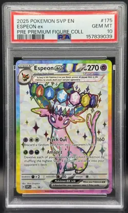 Pokemon TCG PSA 10 Espeon Premium Collection Prismatic Holo Promo #175 - Image 1