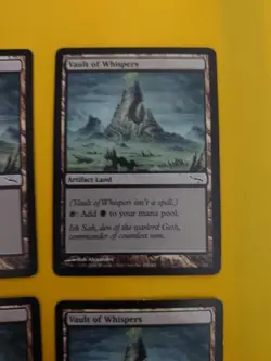Vault of Whispers playset Artifact Land MTG 4 Card. Mirrodin. - Image 4
