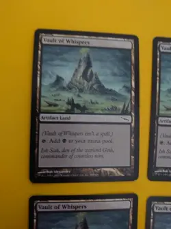 Vault of Whispers playset Artifact Land MTG 4 Card. Mirrodin. - Image 5
