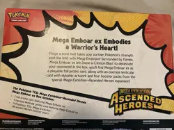 Pokemon TCG Ascended Heroes Mega Emboar Ex Collection Box Brand New Sealed - Image 2