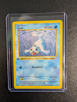 Pokemon TCG Shadowless Seel Base Set 41/102 Regular 1st Edition Uncommon NM/LP - Image 1