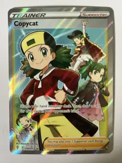 Pokemon Evolving Skies Copycat 200/203 Full Art Trainer Supporter Ultra Rare NM - Image 1