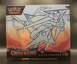 Chaos Rising Pokemon Center ETB Elite Trainer Box Pokemon SEALED NEW - Image 1