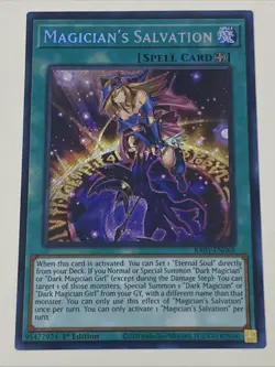 Yugioh - Magician's Salvation x 3 - 1st Edition Secret Rare NM - Free Holo Card - Image 2