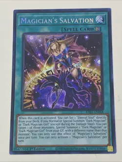 Yugioh - Magician's Salvation x 3 - 1st Edition Secret Rare NM - Free Holo Card - Image 4
