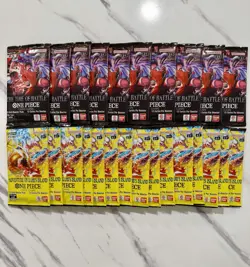 25 Pack One Piece Booster Pack Lot OP-15 & OP-16 Sealed English Time Of Battle - Image 1