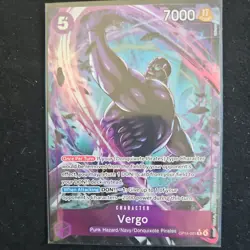 One Piece Vergo (Alternate Art) The Azure Sea's Seven OP14-061 TCG CCG - Image 1