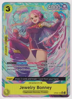 Jewelry Bonney OP08-105 Alt Art NM One Piece TCG English - Image 1