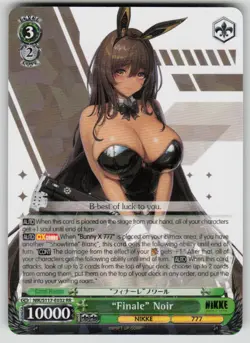"Finale" Noir RR GODDESS OF VICTORY: NIKKE NIK/S117-E032 RR NM Weiss Schwarz - Image 1