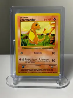 Pokemon Card Charmander 46/102 Base Set Shadowless Vintage WOTC 1999 - Image 3