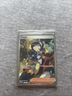 Pokemon TCG Poppy Card Special Illustration Rare, Sv03: Obsidian Flames, 227/197 - Image 1