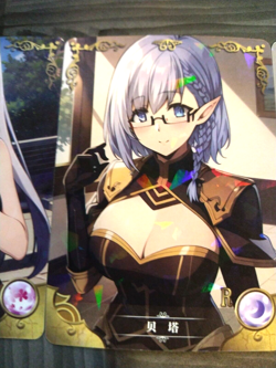 Alpha + Beta + Alexia - Goddess Story Waifu Cards - Eminence in Shadow NM NS-11 - Image 2
