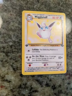 Wigglytuff 32/64 1st Edition NM Jungle Set 1999 Rare Non-Holo Card - Image 5